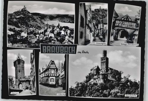 Braubach Sommergasse Torbogen Obertor Marksburg