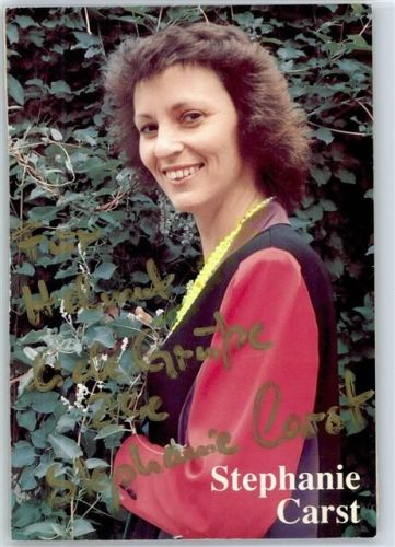 Originalunterschrift Carst, Stephanie