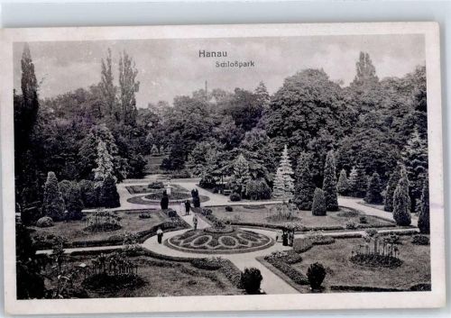 Hanau 1920 Schlosspark