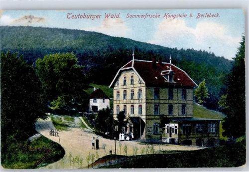 Berlebeck 1909 Gasthaus Sommerfrische Hangstein