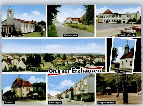 Erzhausen Kirche Ortseingang Bahnhof Bahnstrasse