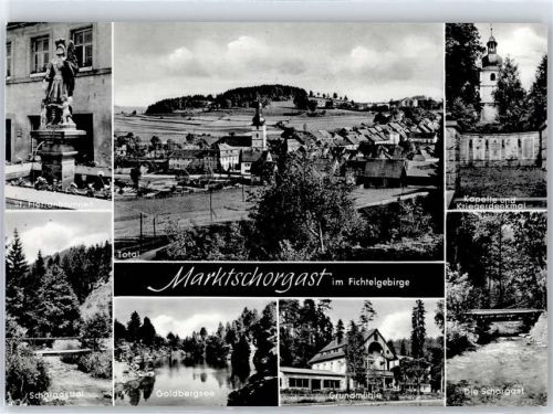 Marktschorgast Kriegerdenkmal Kapelle Grundmühle St.Florianbrunnen AKU1