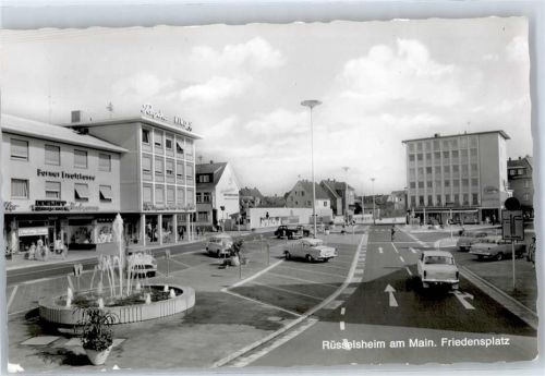 65428 W6090 Rüsselsheim - Friedensplatz Regina Kino Opel