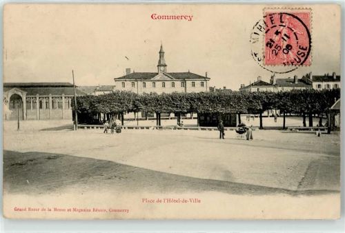 Commercy 1906 Place de lHotel de Ville