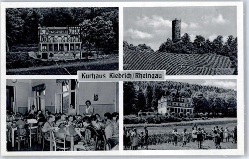 Kiedrich Kurhaus Burgruine Scharfenstein