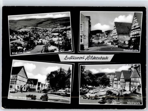 57271 W5912 Hilchenbach , Siegerland - Dammstraße Marktplatz