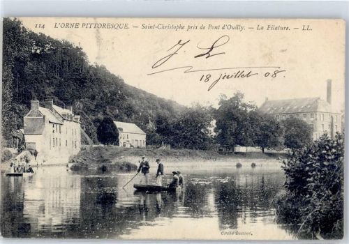 1908 Saint Christophe pres de Pont d Ouilly La Filature