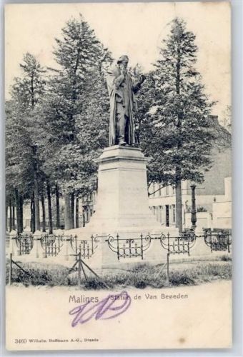 Malines 1904 Denkmal Statue de Van Beneden