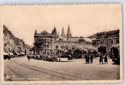 Spa 1910 Le Kursaal et la Rue Royale Autos