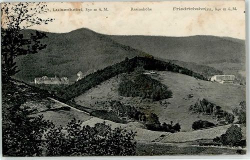 Friedrichsheim 1910 Rasinahöhe