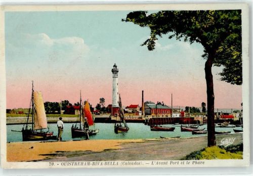 Ouistreham Hafen Leuchtturm