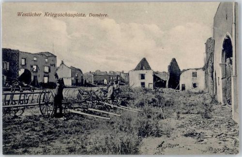Domevre-sur-Durbion Kriegschauplatz zerstörte Stadt