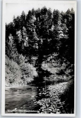 Wutach Wutachschlucht Kappenfelsen AKU2