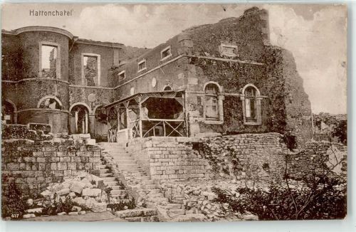 Vigneulles-les-Hattonchatel beschossenes Gasthaus