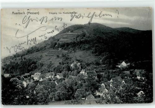 Auerbach 1910 Eingang ins Hochstättertal