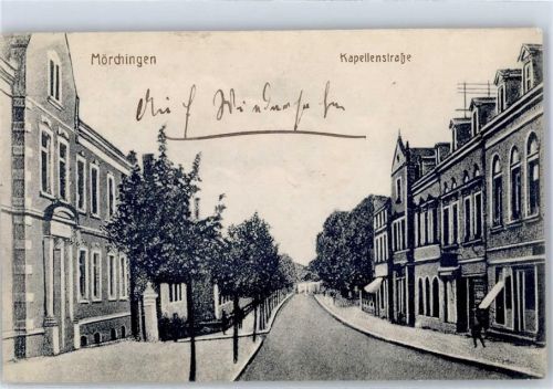 Morhange 1916 Kapellenstrasse Feldpost Landwehr-Inf.-Rgt. Nr. 81 2. Komp.