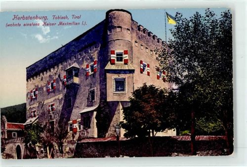 Toblach Burg Herbstenburg