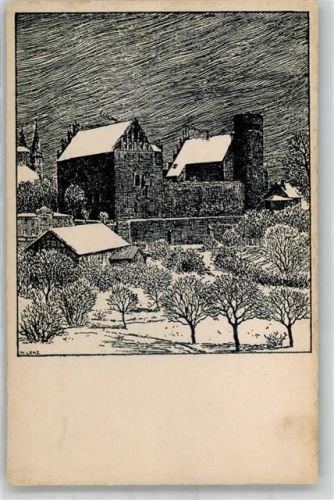 Allenstein sign. W. Lenz Schloss