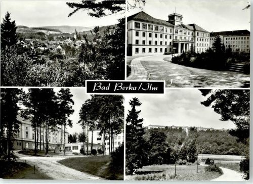 Bad Berka Krankenhaus Blick vom Dambachsgrund