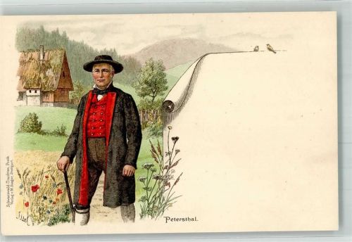 Petersthal 1897 Schwarzwald Tracht