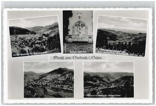 Seebach Kriegerdenkmal Schwarzwaldhochstraße