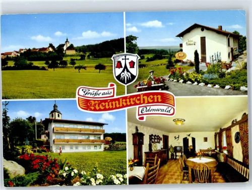 64397 W6101 Neunkirchen , Odenw - Gasthaus Pension "Zum Rodenstein"