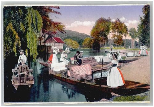 Lübbenau Spreewald Abfahrtstelle Bootte
