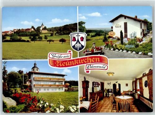 64397 W6101 Neunkirchen , Odenw - Gasthaus Pension Zum Rodenstein Familie Eisenhauer