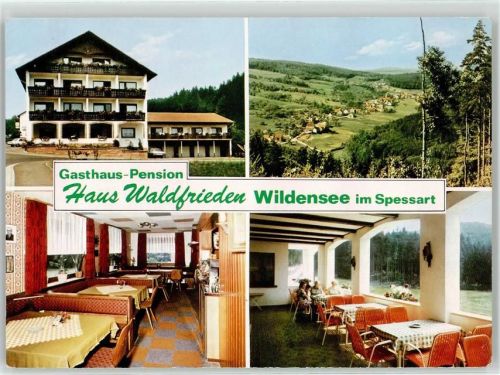 Wildensee Gasthaus Pension Haus Waldfrieden