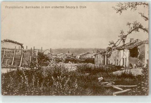 Seuzey Französische Barrikaden
