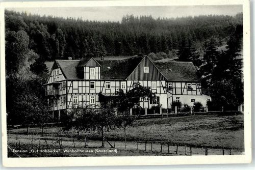 Wenholthausen Pension Gut Habbecke Franz Bücker
