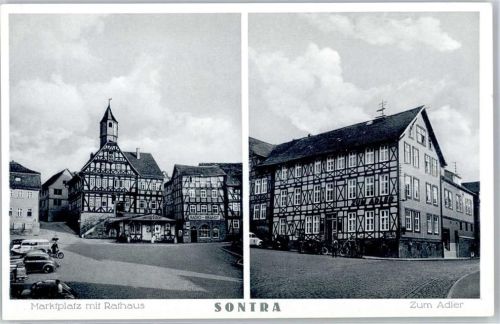 Sontra Marktplatz Rathaus