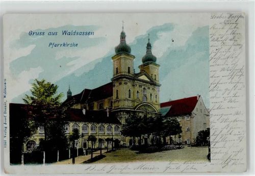 Waldsassen 1902 Pfarrkirche