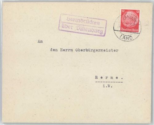 Steinbrücken Landpoststempel