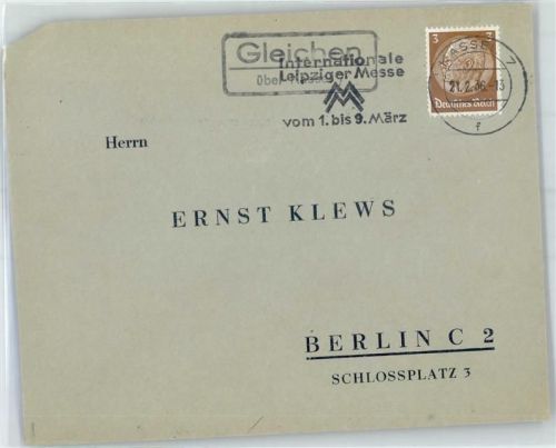 Gleichen Landpoststempel