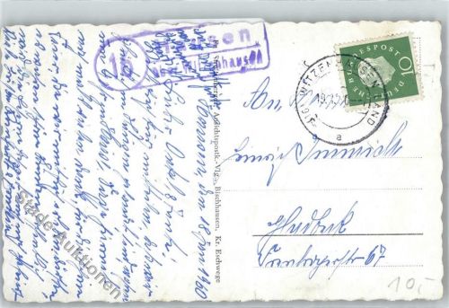 37235 W3436 Hausen , Kr Witzenhausen - Landpoststempel