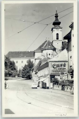 Wien 1962 Cafe Kirche