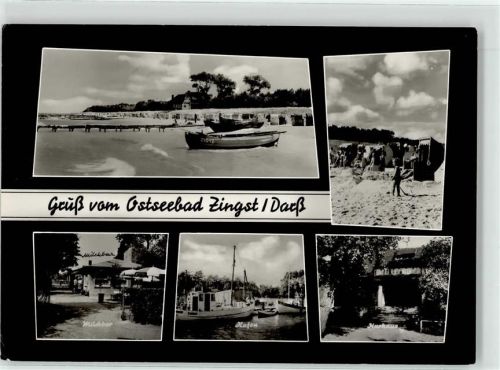Zingst Strand Milchbar Hafen Kurhaus