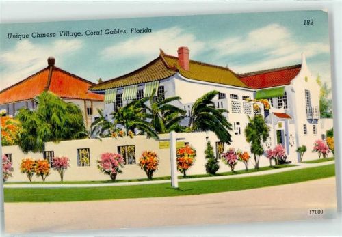 Miami Chinesisches Dorf Coral Gabels Florida