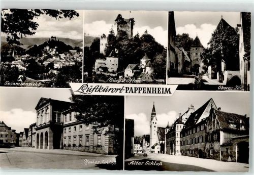 Pappenheim Burg Oberes Tor Neues Altes Schloss