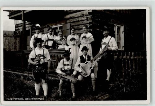 Unterammergau Sängergruppe Tracht