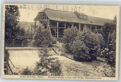 Bad Sulza Gradierwerk Luise mit Wehr