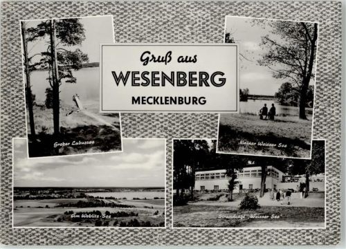 Wesenberg Großer Labussee Kleiner Weißer See Cafe Wöblitzsee