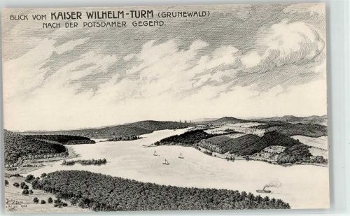 Grunewald Blick vom Kaiser Wilhelm Turm