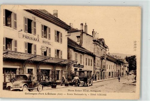 Collonges 1934 Hotel Auto Cafe