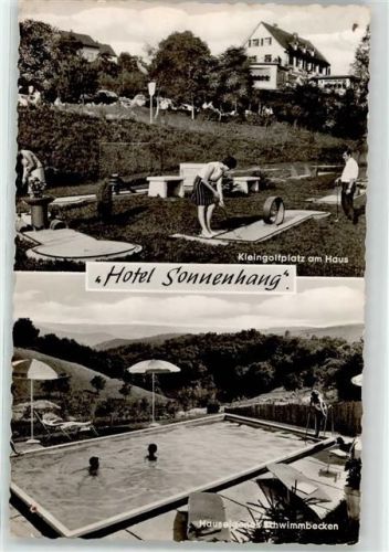 Espenschied Hotel Sonnenhang Minigolf Bassin Gasthaus F.Befard