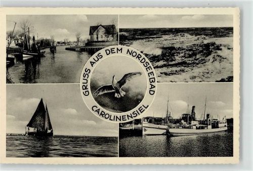 Carolinensiel Hafen Schiffe Meer