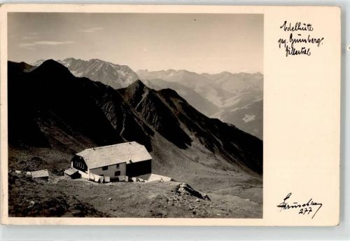 Edelhütte Berghütte Hüttenstempel Grünewandhütte Berliner Hütte Greizer Grünberg