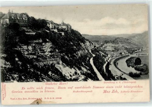 Dornburg thüringisch-anhaltinische Staatslotterie Los