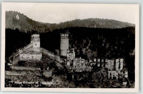 Raabs Ruine Kollmitz im Thayatale